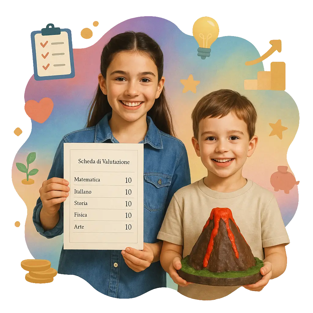 Motivación del niño en el estudio, las aficiones y la vida cotidiana