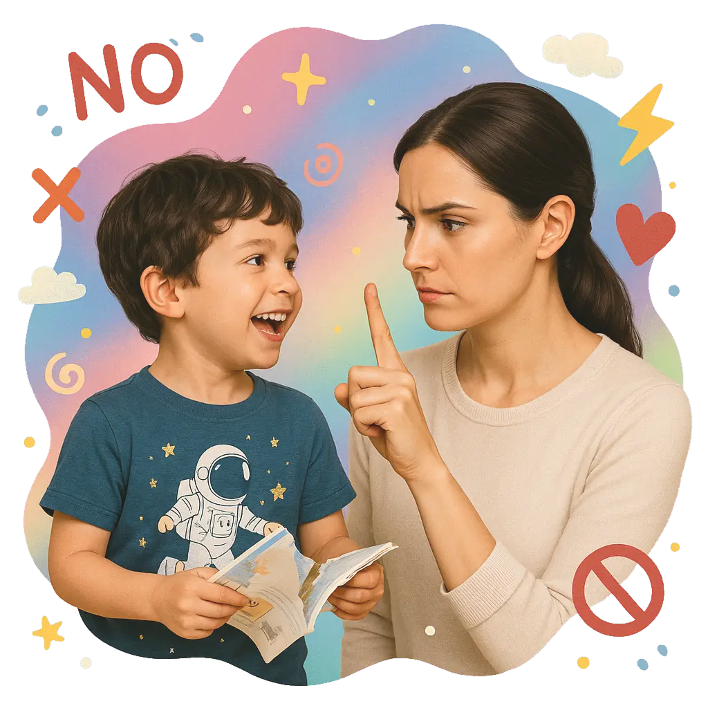Cómo decir correctamente «no» a tu hijo